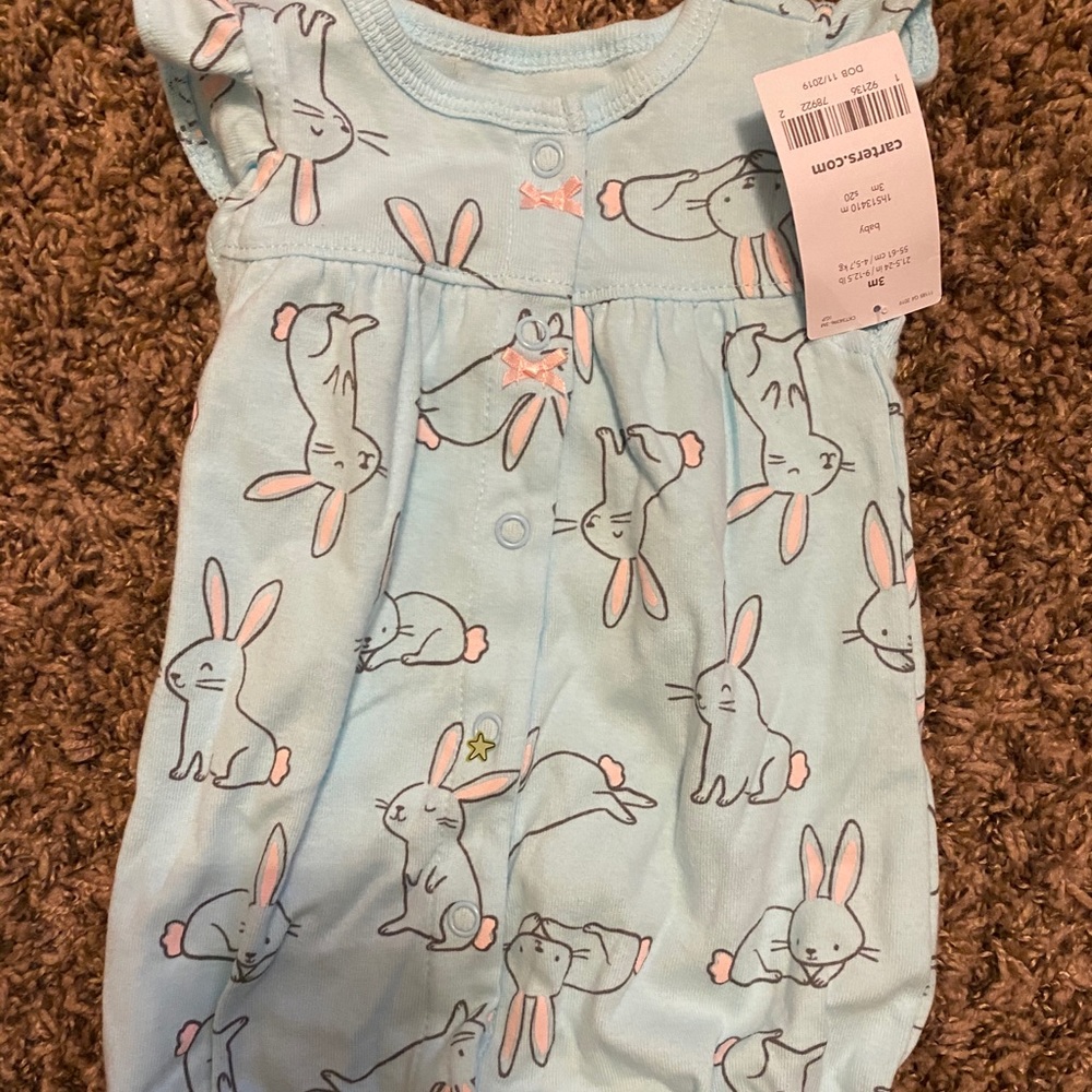 Carter’s bunny bubble romper